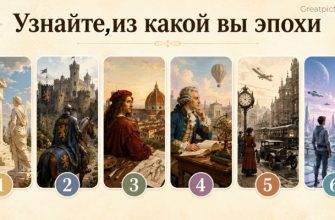 узнайте из какой вы эпохи