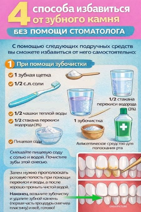 Зубной камень: избавиться от зубного камня без помощи стоматолога