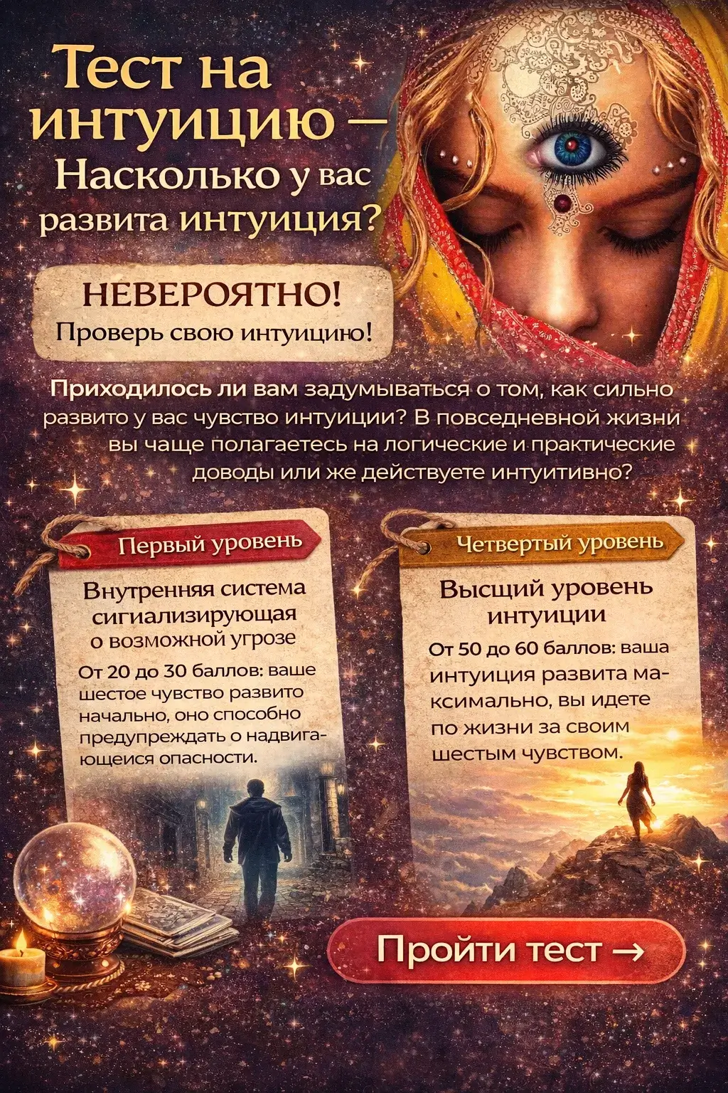 Тест на интуицию