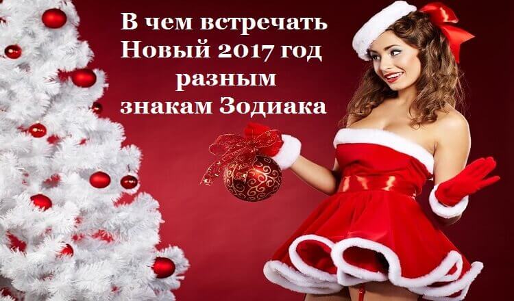 В чем встречать Новый 2017 год разным знакам Зодиака