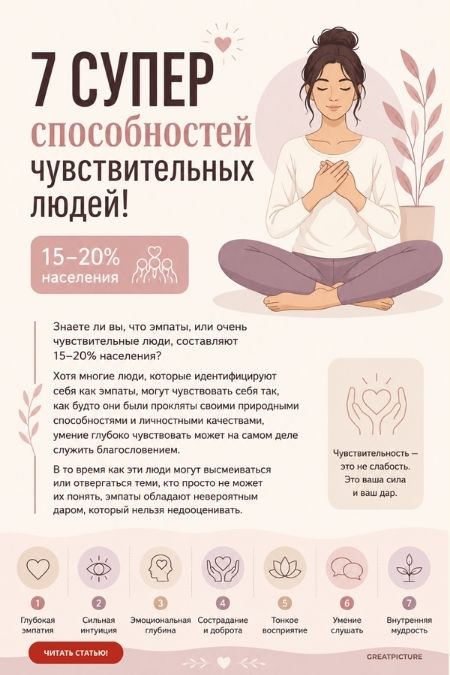 7 СУПЕР способностей чувствительных людей