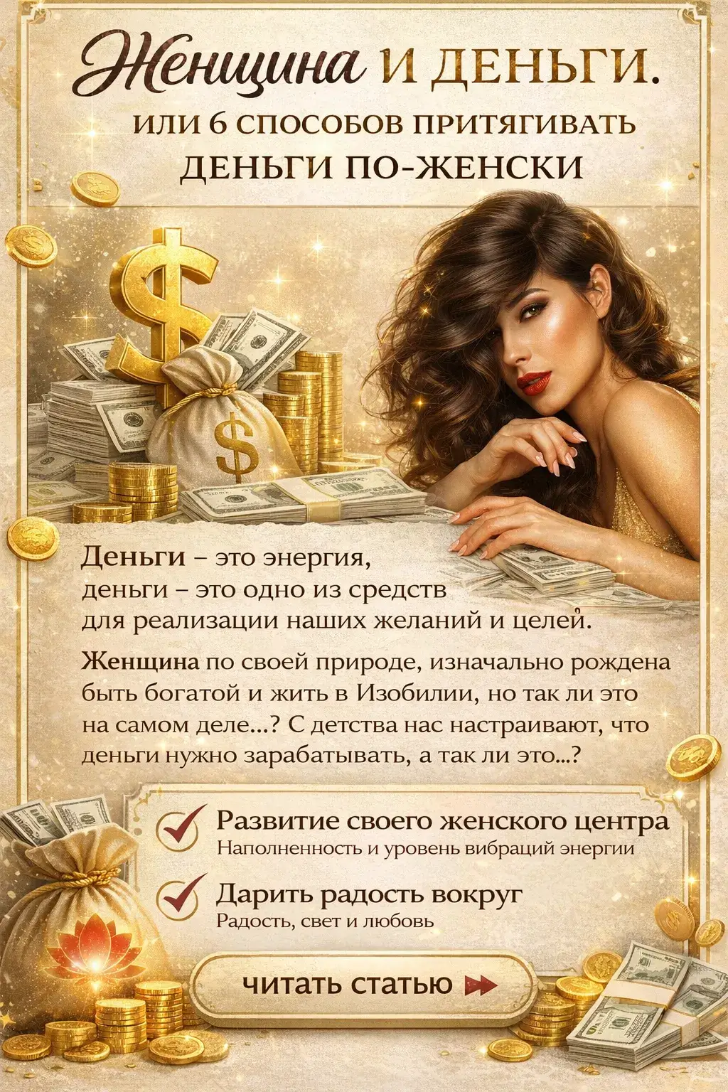 Женщина и деньги