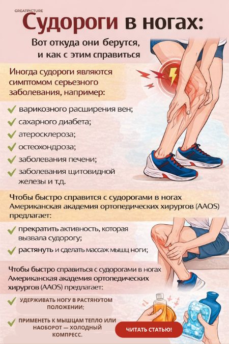 судороги в ногах