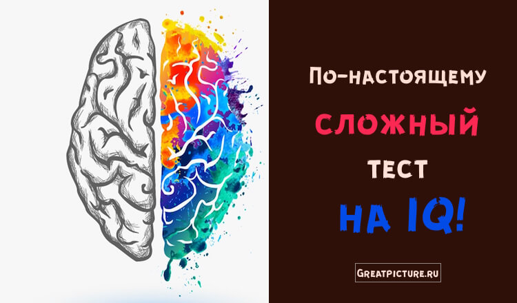 По-настоящему сложный тест на IQ