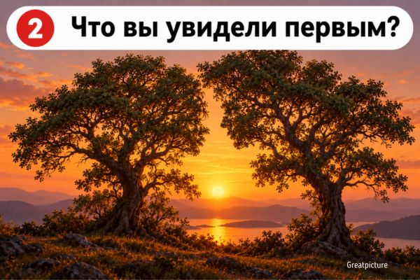 деревья и пара