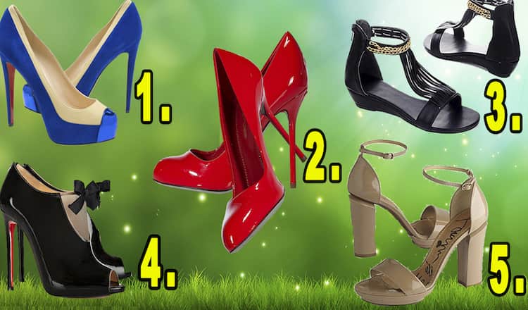 Тест: Выберите понравившиеся туфельки и узнайте насколько вы женственны