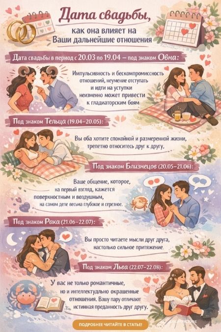 дата свадьбы парочка