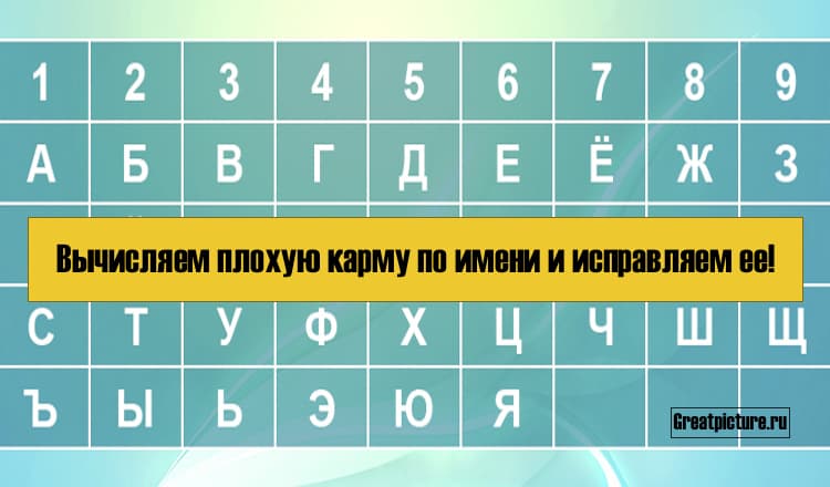 Карма. Вычисляем плохую карму по имени и исправляем ее