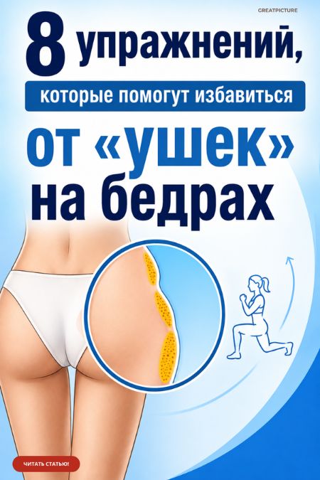 избавиться от "ушек" на бедрах