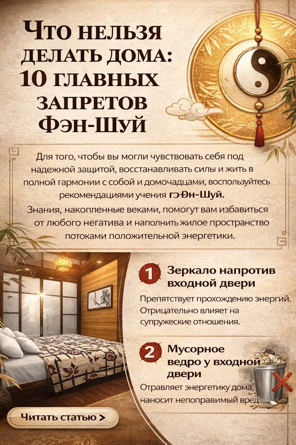 Что нельзя делать дома