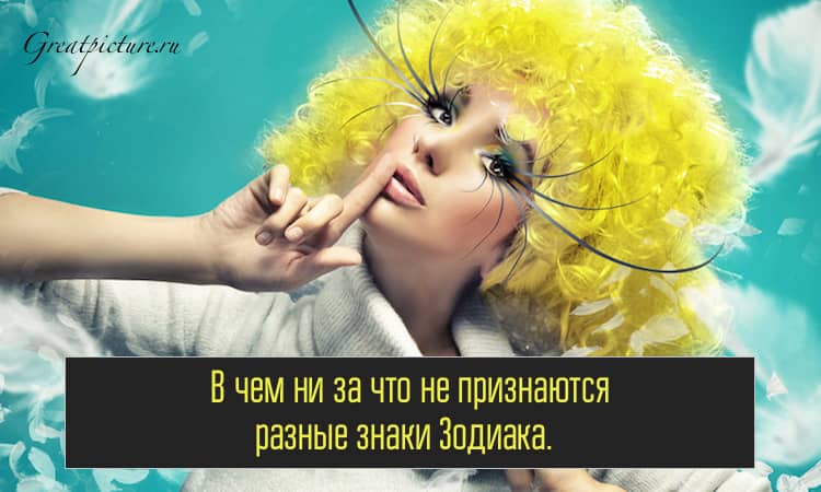 В чем ни за что не признаются разные знаки Зодиака