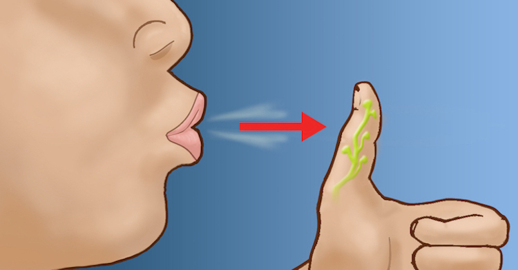 Если вы подуете на большой палец, это окажет удивительный эффект на организм