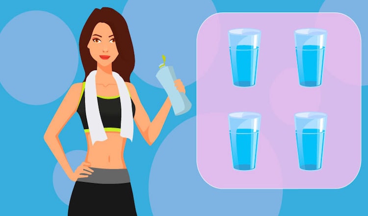 Вот сколько воды нужно пить в день в зависимости от вашей массы тела