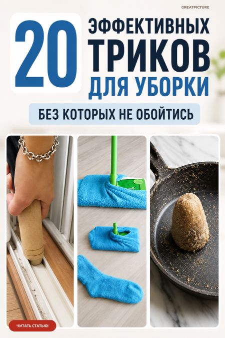 20 эффективных трюков для уборки