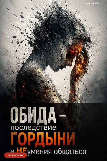 ОБИДА – последствие ГОРДЫНИ