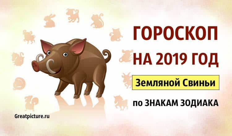 Гороскоп на 2019 год Земляной Свиньи по Знакам Зодиака