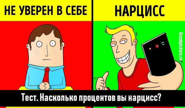 Тест. Насколько процентов вы нарцисс?