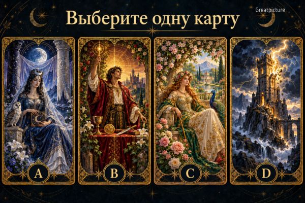 Карты Верховная Жрица, Маг, Императрица и Башня