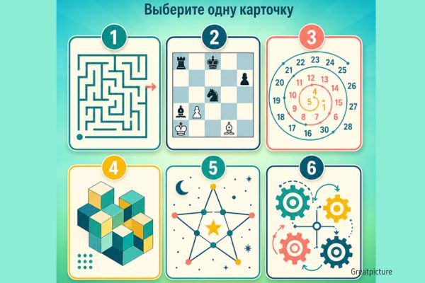 Сложный тест на IQ. 95% людей не могут пройти его! А вы сможете?