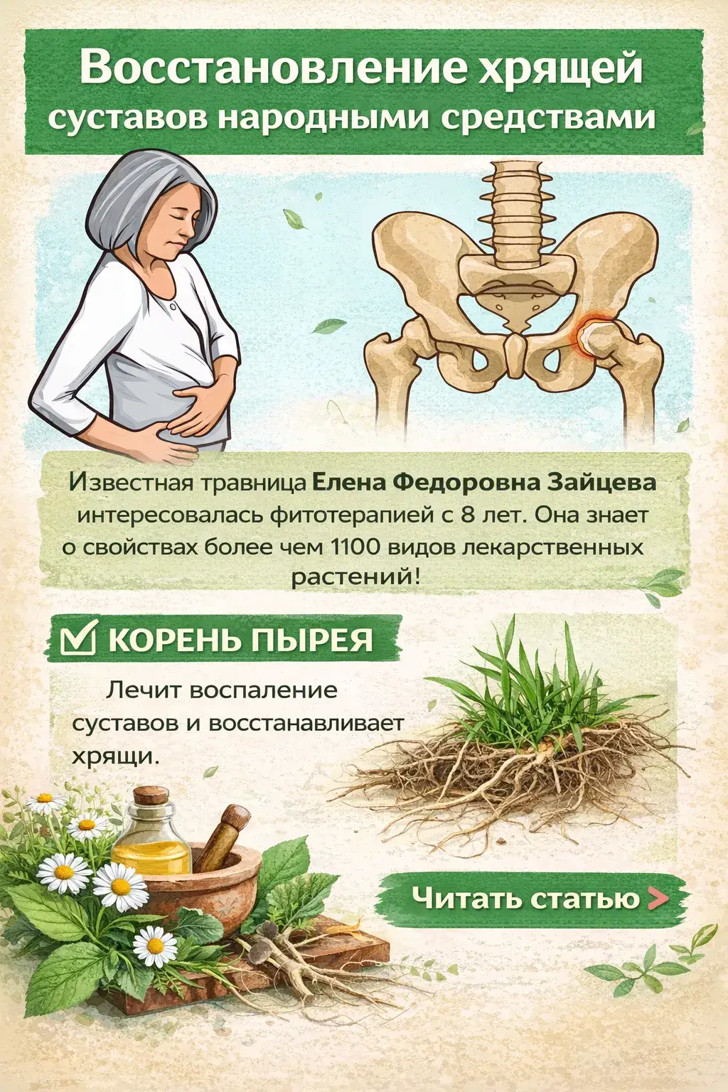 Восстановление хрящей