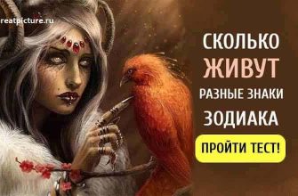 Тест: Сколько живут разные знаки Зодиака?Узнайте прямо сейчас!