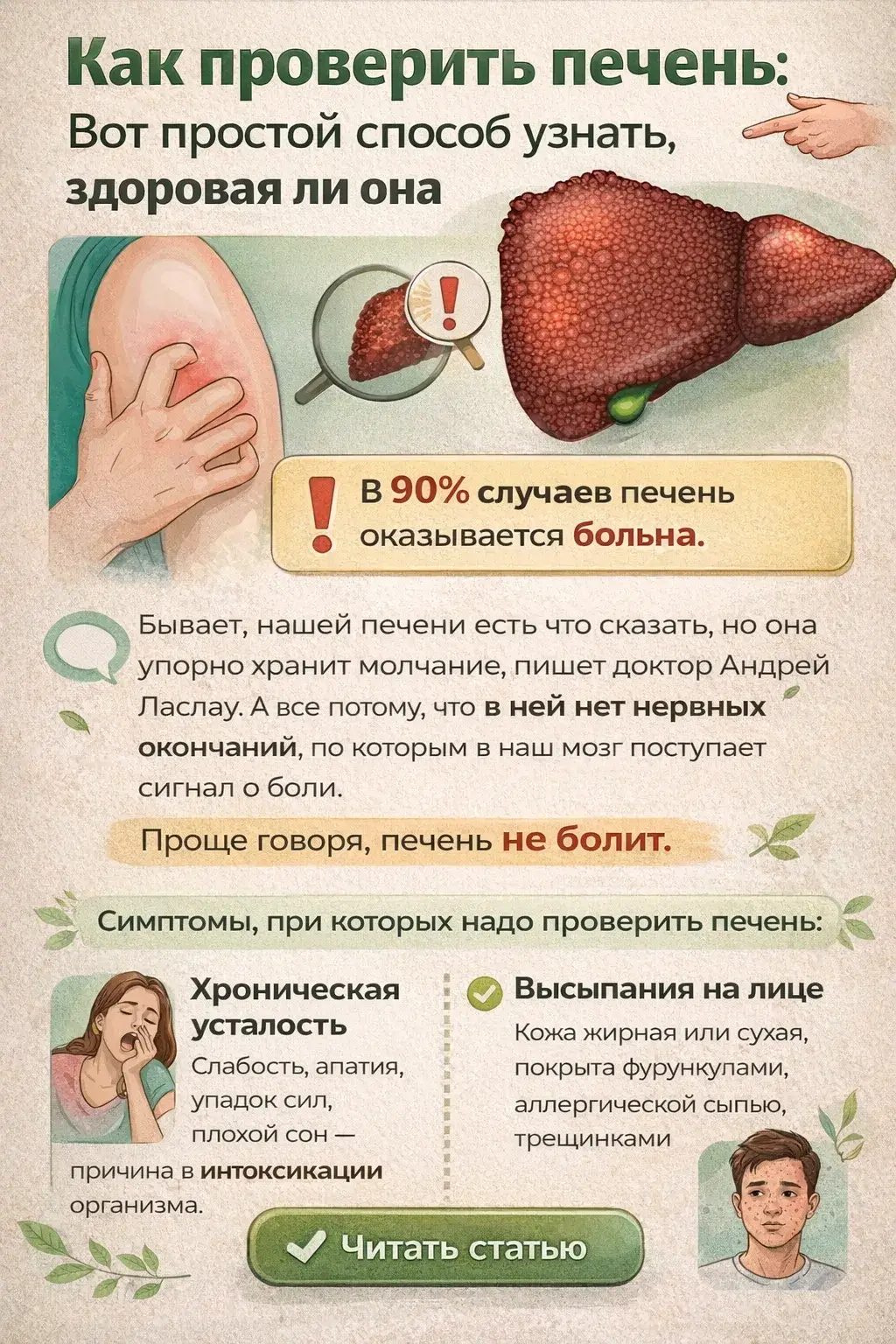 Как проверить печень