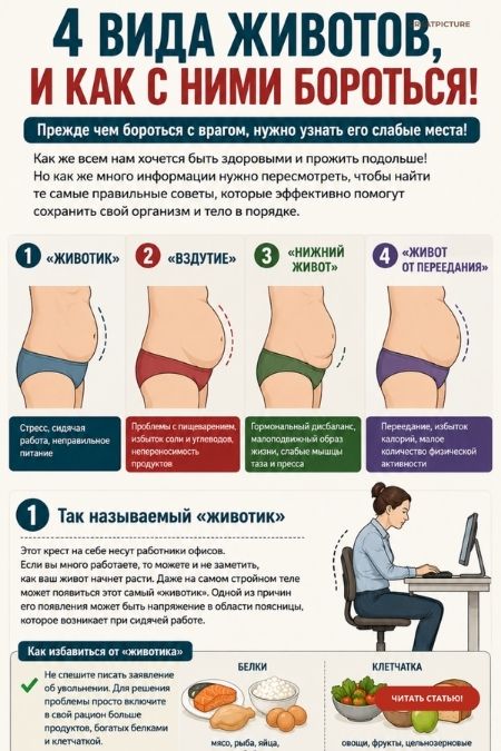 4 вида животов, и как с ними бороться