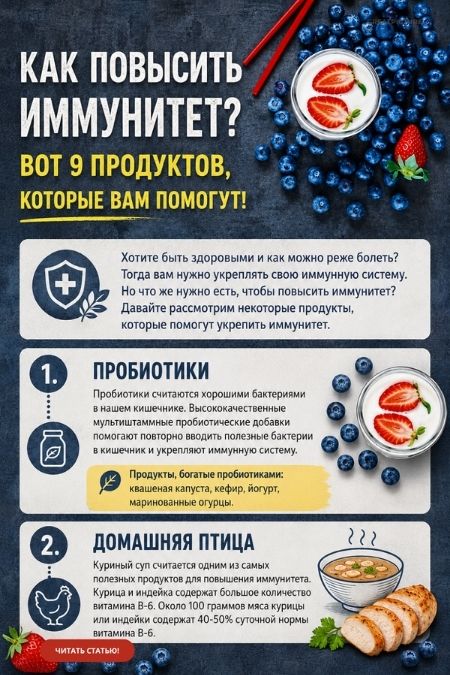 Как повысить иммунитет