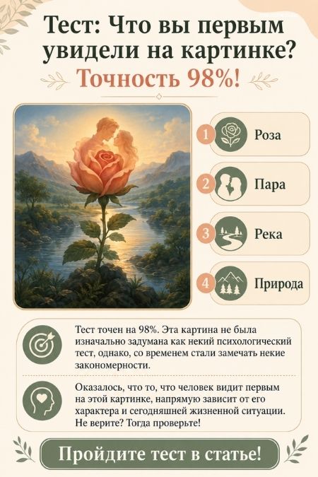 Что первым вы увидели на картинке