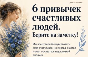 6 привычек счастливых людей.Берите на заметку!