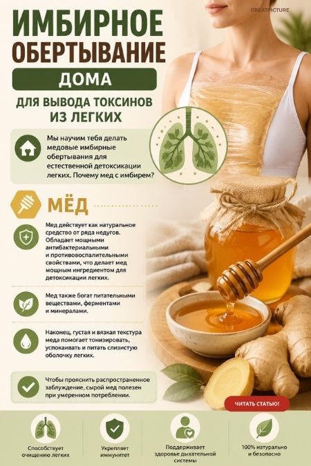 Имбирное обертывание дома