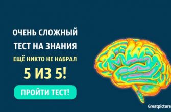 Очень сложный тест на знания: еще никто не набрал 5 из 5!