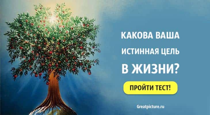 Тест. Какова ваша истинная цель в жизни? Узнайте!