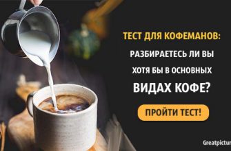 Тест для кофеманов: разбираетесь ли вы хотя бы в основных видах кофе?