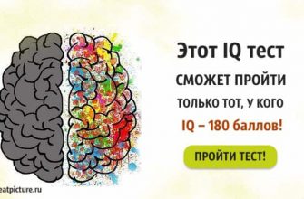 Этот IQ тест сможет пройти только тот, у кого IQ – 180 баллов!