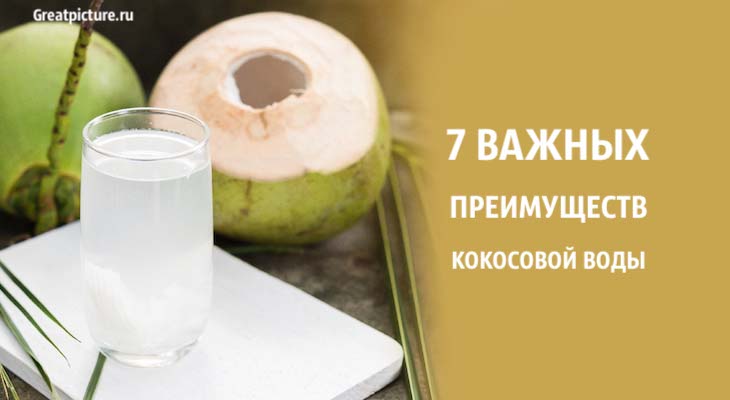 7 важных преимуществ кокосовой воды, о которых никто даже не знает