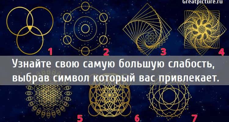 Узнайте свою самую большую слабость, выбрав символ