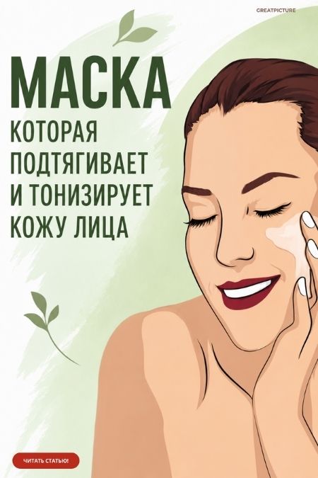 Маска которая подтягивает и тонизирует кожу лица