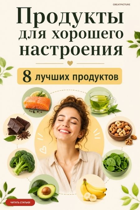 Продукты для хорошего настроения