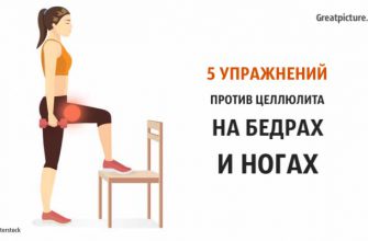 5 упражнений против целлюлита на бедрах и ногах. Попробуйте!