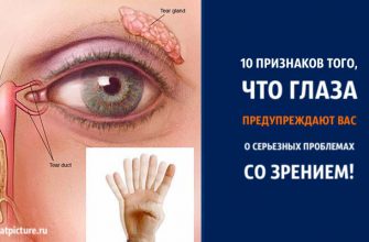 10 Признаков того, что глаза предупреждают вас о серьезных проблемах со зрением!