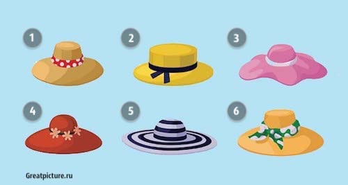 Тест. Что выбранная шляпа говорит о вашей личности1
