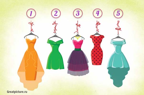Тест. Выберите праздничное платье и узнайте, какой должна быть ваша вторая половинка!1