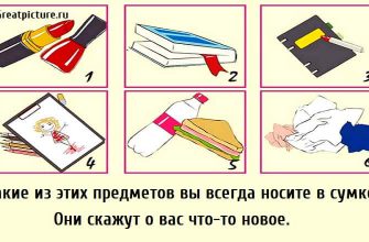 Какие из этих предметов вы всегда носите в сумке? Они скажут о вас что-то новое.