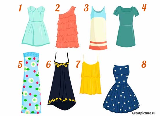 Тест. Выбранное вами летнее платье раскроет секрет вашей личности!