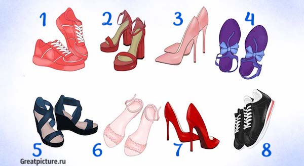 Тест. Выберите обувь и узнайте, как найти свою вторую половинку!