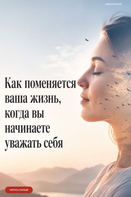 когда вы начинаете уважать себя