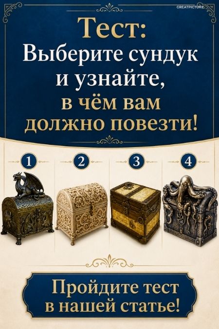 Тест. Выберите сундук и узнайте
