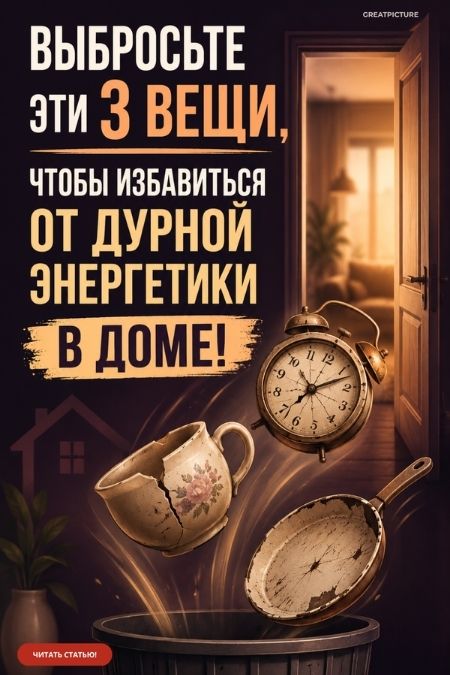 Выбросьте эти 3 вещи