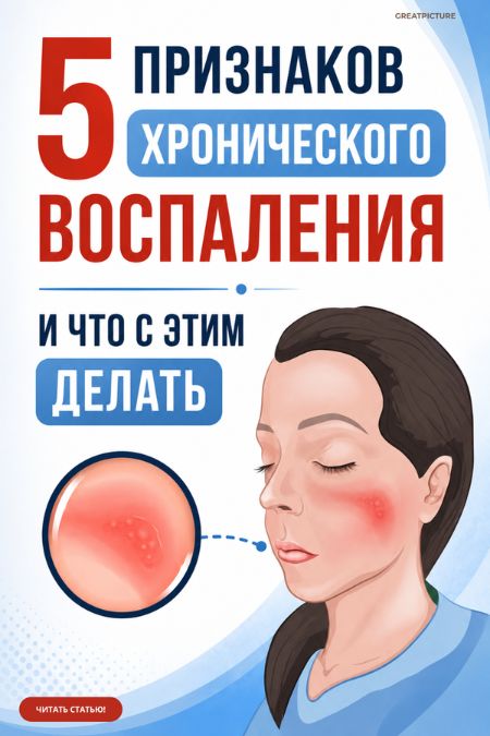 5 признаков хронического воспаления
